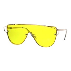 Yellow Shield Aviator Sunglasses - Women Accessories